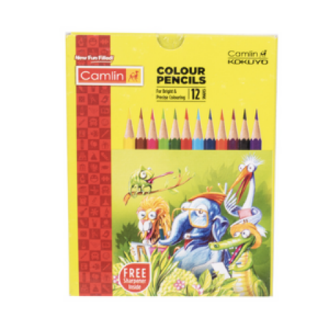  Camlin Colour Pencils 12 Shades