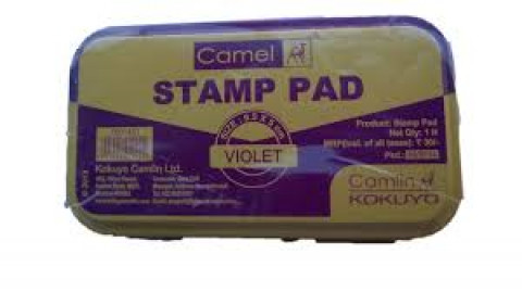Camlin Kokuyo Stamp Pad - Small, Violet