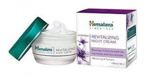 Himalaya Herbals Revitalizing Night Cream, 50g