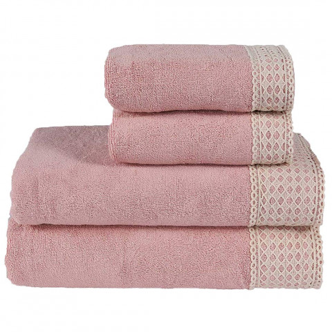 Metropolis Towel Gift Set ( 1 Bath Towel+ 1 Junior Bath Towel+ 2 Hand Towel)