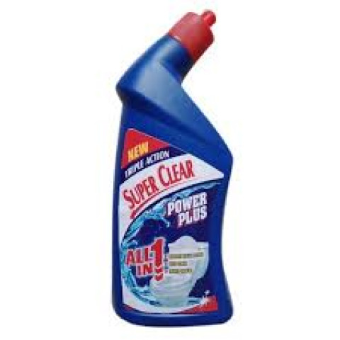 Super Clear Power Toilet Cleaner-Triple Action, 500ml 