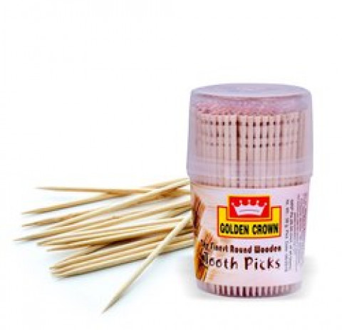 Golden Crown Wooden Toothpicks-38g