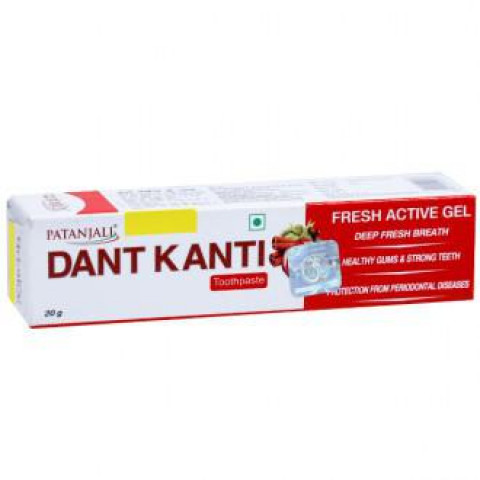 Patanjali Dant Kanti Fresh Active Gel Toothpaste 20g