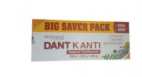 Patanjali  Big Saver Pack Dant Kanti Natural Toothpaste  600g