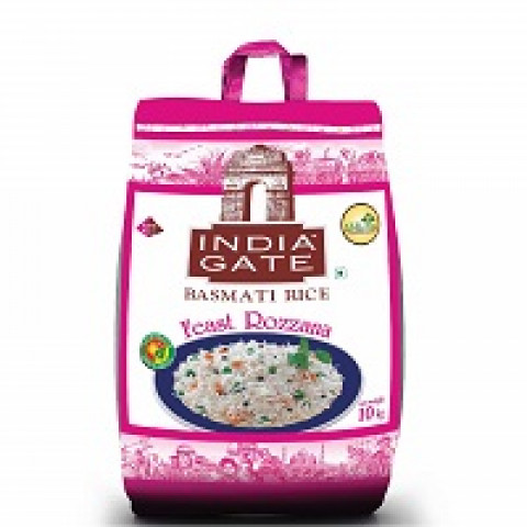 India Gate Feast Rozzana Basmati Rice, 10kg Bag