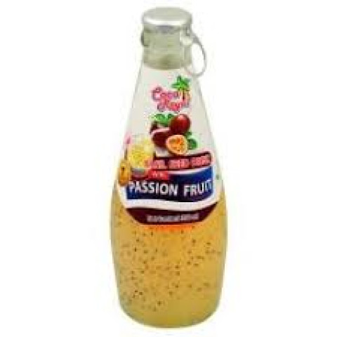 Coco Royal Basil Seed Passion Fruit Drink 290 ml