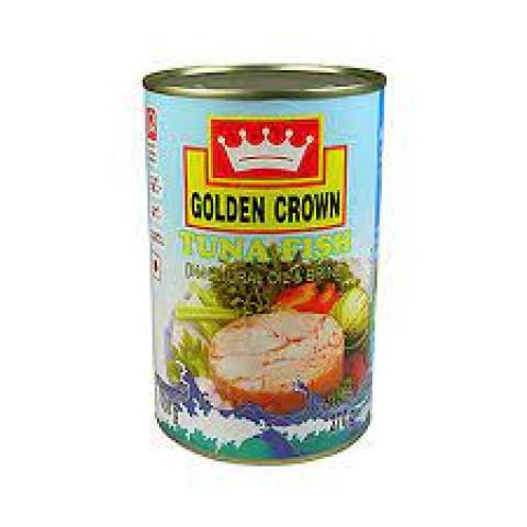 Golden Crown Tuna In Brine, 400 g Tin