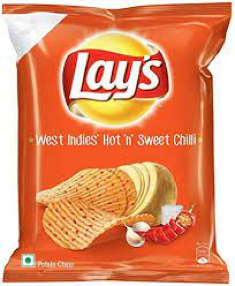 Lays's West Indies Hot n Sweet Chilli Potato Chips, 52 grams