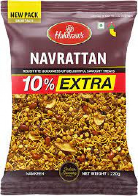Haldiram's Namkeen - Navrattan, 200g + 20g