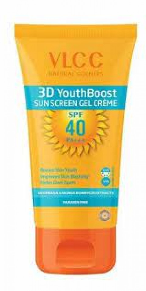 VLCC 3D Youth Boost SPF 40 +++ Sunscreen Gel Crème-100g
