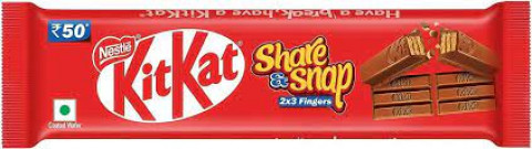 KIT KAT Nestle Share & Snap 2X3 Fingers Wafer Bar, 57 g