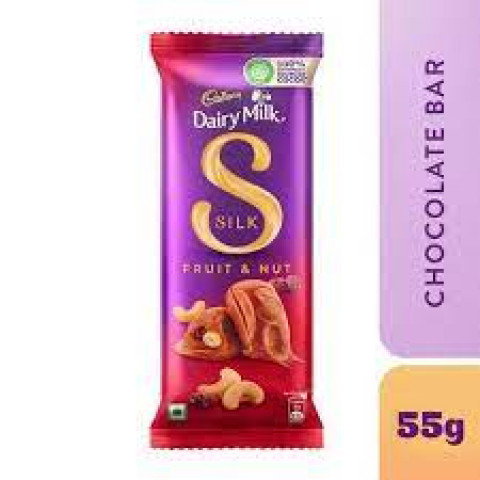 Cadbury Dairy Milk Silk Fruit and Nut Chocolate Bar, 55g