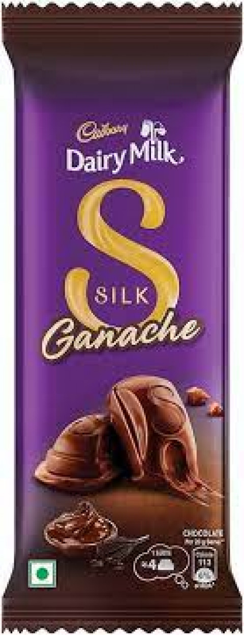Cadbury Dairy Milk Silk Ganache Chocolate Bar, 146 g