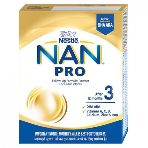Nestle Nan Pro Stage 3 Follow-Up Formula-Powder , 400g  After 12 months