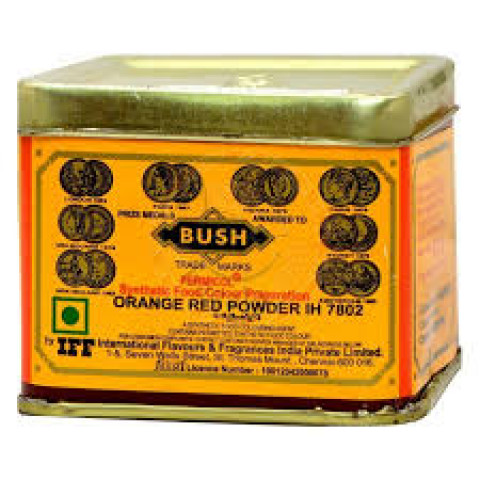 IFF, Bush Orange Red Powder IH 7802, Synthetic Food Colour Preparation-Nithi Foods, 100 g