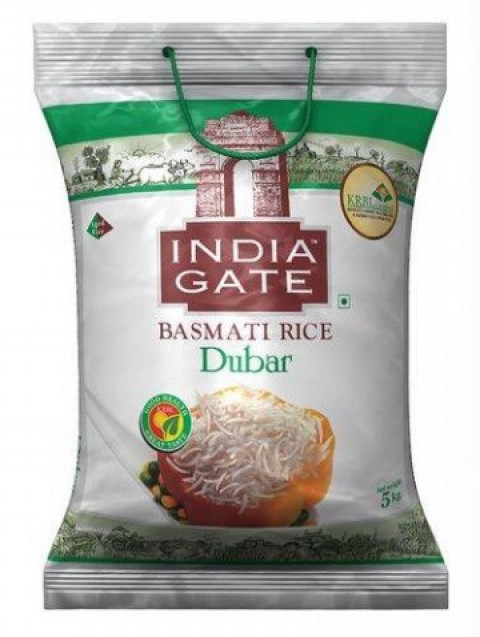 India Gate Basmati Rice  Dubar, 5 kg Pouch