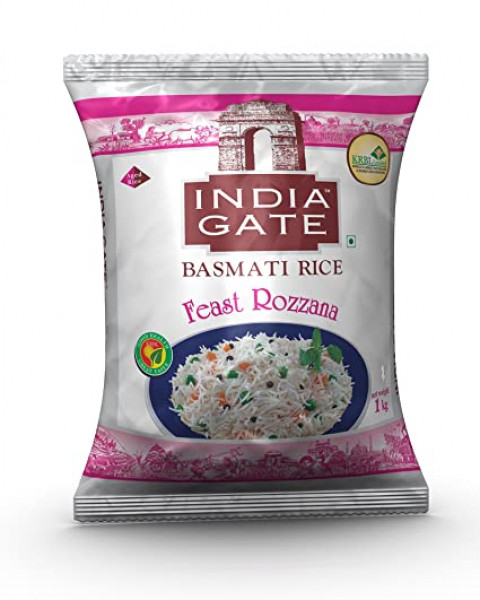 India Gate Basmati Rice Feast Rozzana 1kg