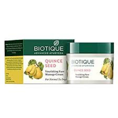 Biotique Bio quince seed Nourishing Face Massage Cream-For Normal To Dry Skin (50 g)