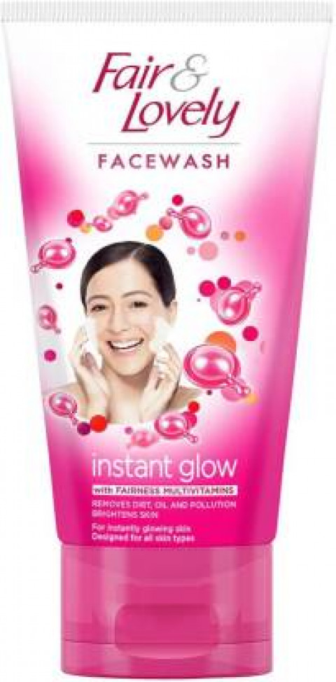 Fair & Lovely Instant Glow With Fairness Multivitamins Facewash Face Wash  (50 g)