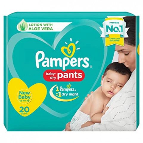 Pampers New Diaper Pants, New Born, 20 Count