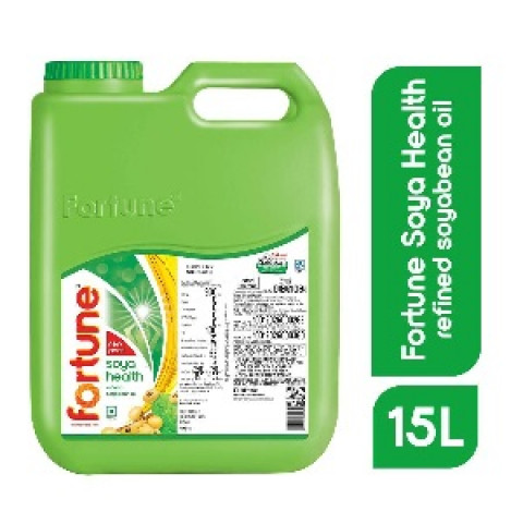 Fortune Refined Soyabean  Oil 15 Litre (New Pack)