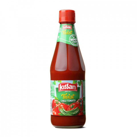 Kissan Twist Chilli Tomato Bottle, 500g