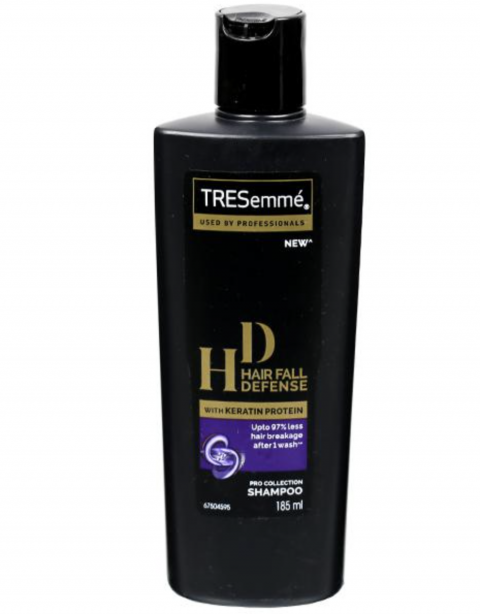 TRESemme Hair Fall Defense Shampoo with Keratin Protein, 185 ml