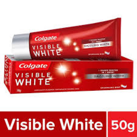 Colgate-Visible White Sparkling Mint Toothpaste, 50g