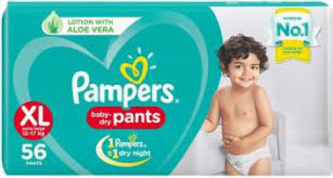 Pampers-New Diaper Pants, XL, 56 Count