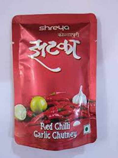 Shreya- Red Chilli Garlic Chutney, Kolhapuri Zataka, 100g