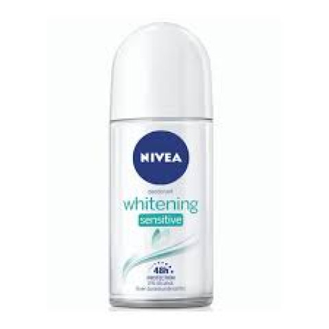Nivea- Whitening Sensitive 48 Hours Deodorant Roll On, 50ml