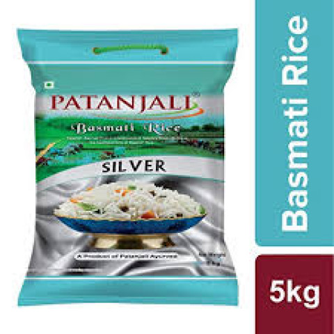 Patanjali Silver Basmati Rice, 5 Kg