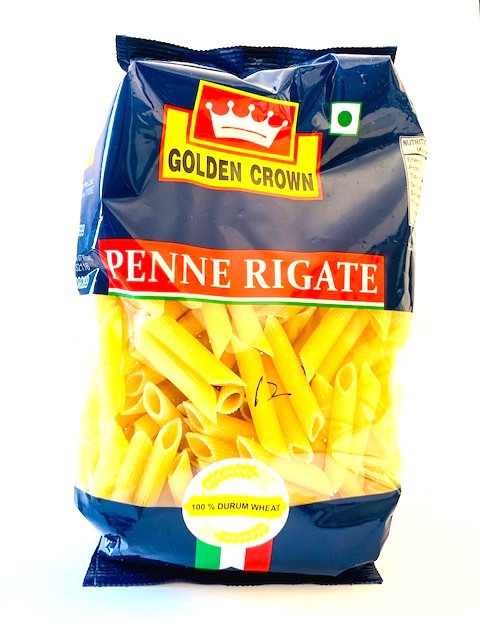 Golden Crown Penne Rigate Dry Pasta, 500 g