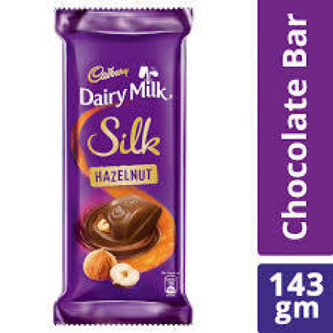 Cadbury-Dairy Milk Silk Hazelnut Chocolate Bar, 143 g