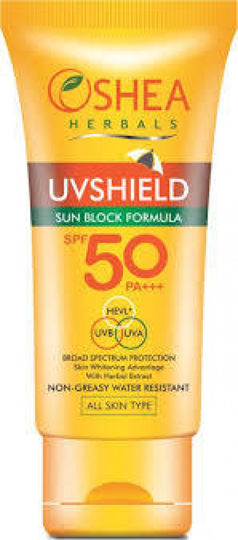 Oshea-Uvshield Sun Block Cream SPF 50 (Non-Greasy Water Resistant), 120 g