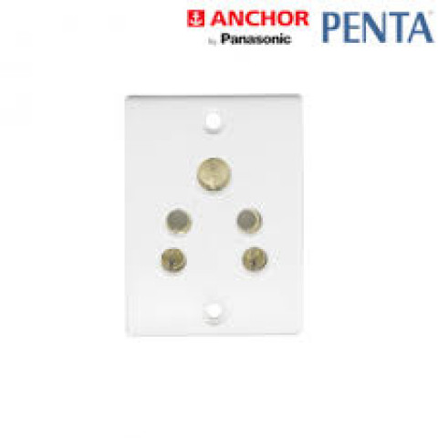 Anchor- Penta Hole Switch (White)