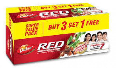 Dabur- Red Paste, 800g (Buy 3 Get 1 Free) Super Value Pack
