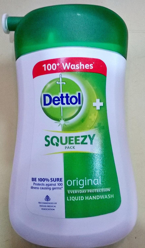 Dettol Squeezy Pack Liquid Handwash, 100ml 