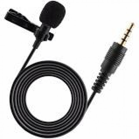 Audio Microphones 3.5mm Jack Plug Clip-on Lavalier Mic Stereo Mini Wired External Microphone for Mobile Phone