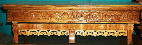 Ladakhi Wooden Table (Chokste), Pair