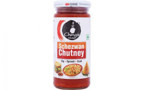 Chings - Secret Schezwan Chutney, 250 g Bottle