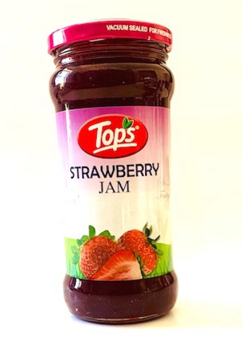 Tops Jam Bottle, Strawberry, 475g