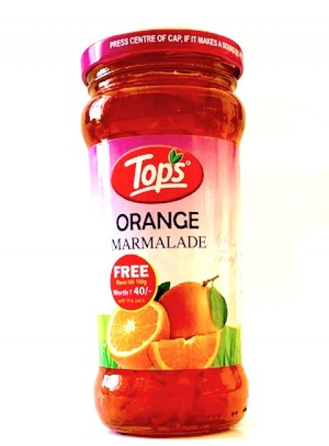 Tops Jam Bottle, Orange Marmalade, 475g