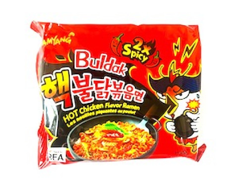 Samyang Hot Chicken Ramen 2X Spicy Buldak Noodles, 140g