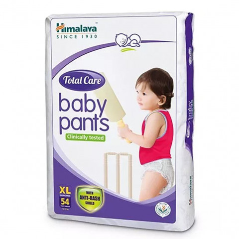 Himalaya Total Care Baby Pants Diapers, X Large, 54 Count