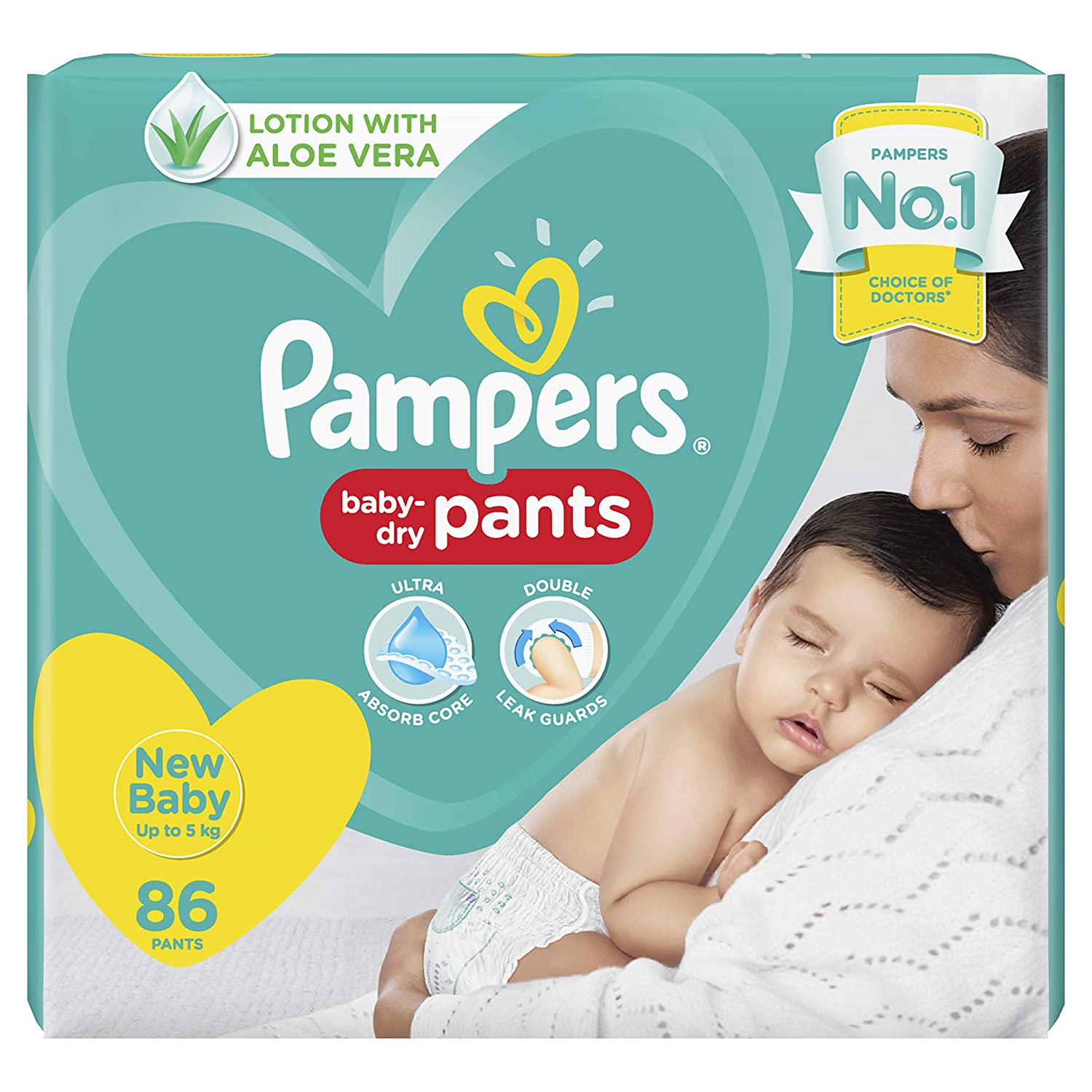 Donation stainless feminine Pampers Baby Dry Pants 86 Pants (New Baby)