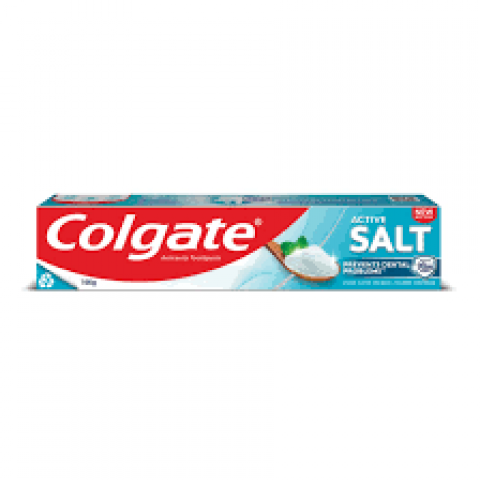 Colgate Active Salt Toothpaste, Daily Germ Protection, Pack of 100g