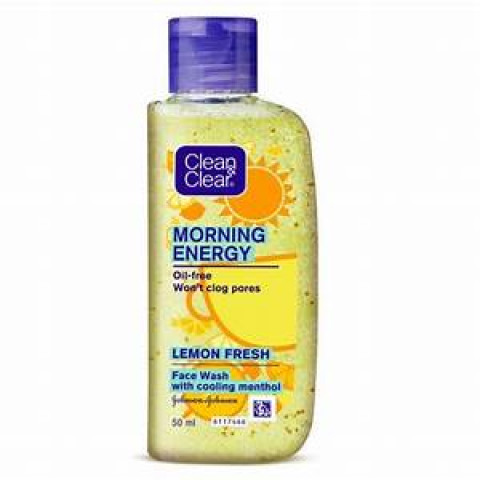 Clean & Clear Morning Energy Face Wash - Lemon Fresh, 50ml
