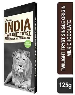 Amul India Twilight Tryst Single Origin Milk Chocolate 125g